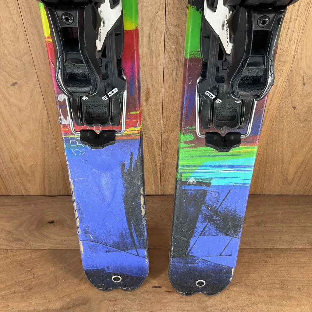 K2 Super Bright 102 W/ Salomon Guardian 13 Frame Bindings 4 K2 Super Bright 102 W/ Salomon Guardian 13 Frame Bindings - Image 4