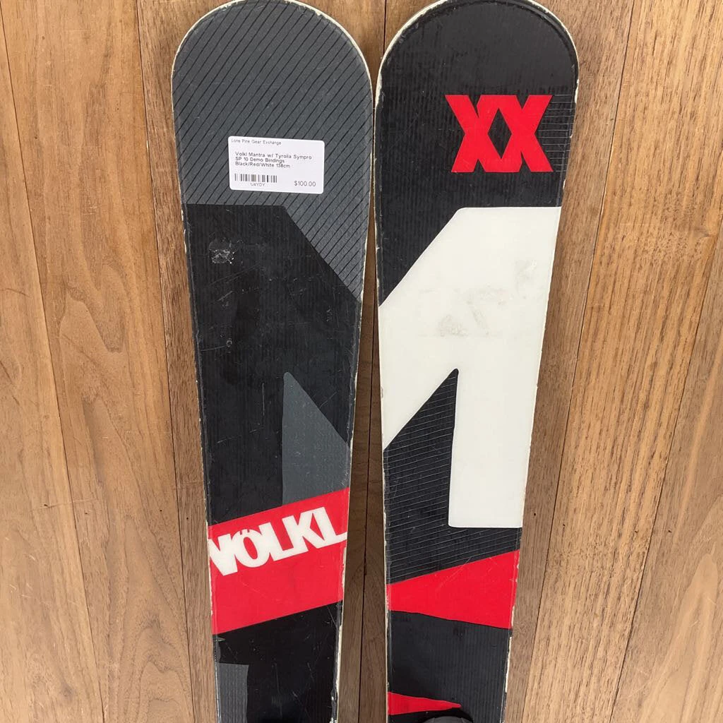 Volkl Mantra W/ Tyrolia Sympro SP 10 Demo Bindings 3 Volkl Mantra W/ Tyrolia Sympro SP 10 Demo Bindings - Image 3