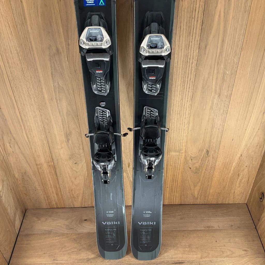 2023 Volkl Katana 108 W/ Marker Griffon 13 Demo Bindings 2 2023 Volkl Katana 108 W/ Marker Griffon 13 Demo Bindings - Image 2