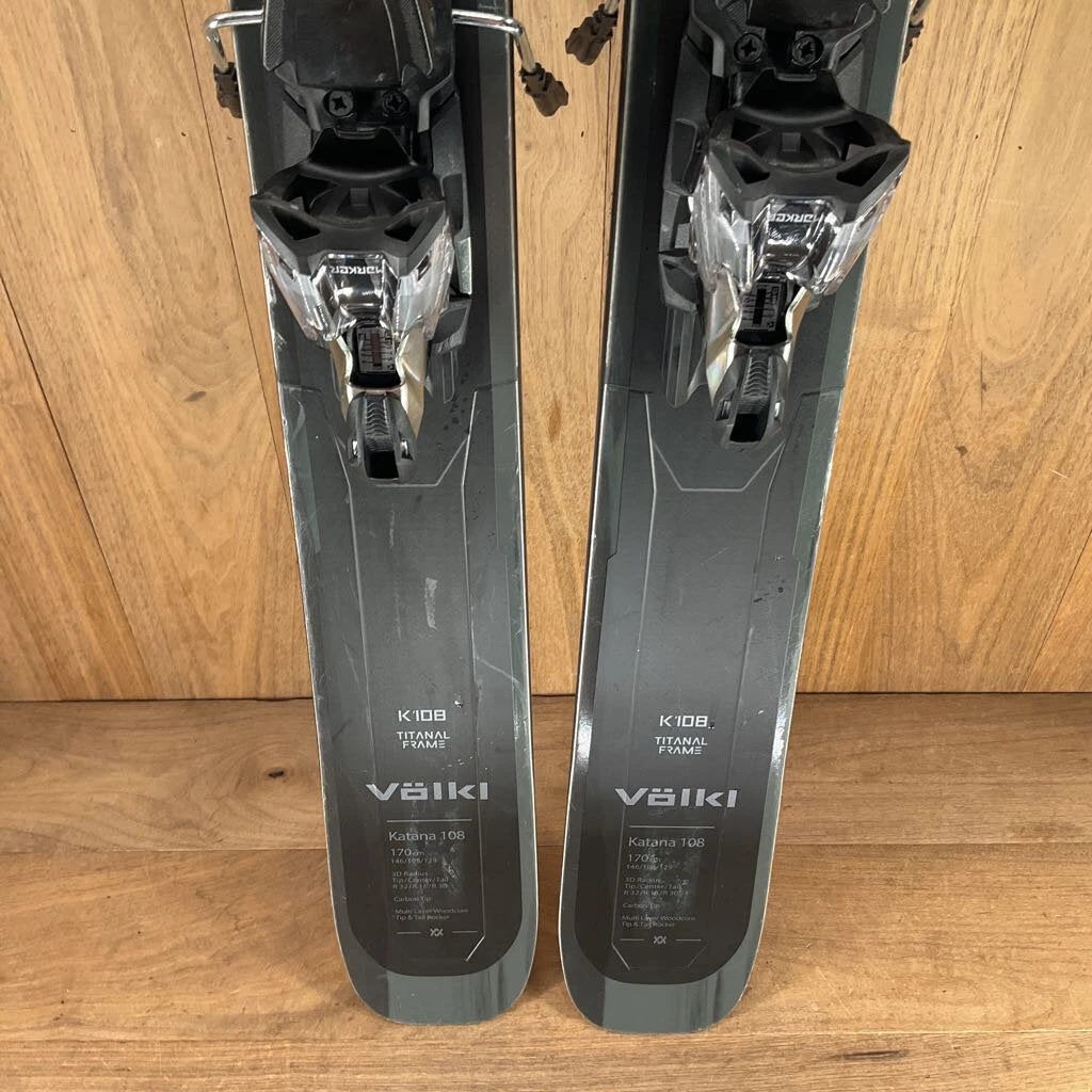 2023 Volkl Katana 108 W/ Marker Griffon 13 Demo Bindings 4 2023 Volkl Katana 108 W/ Marker Griffon 13 Demo Bindings - Image 4