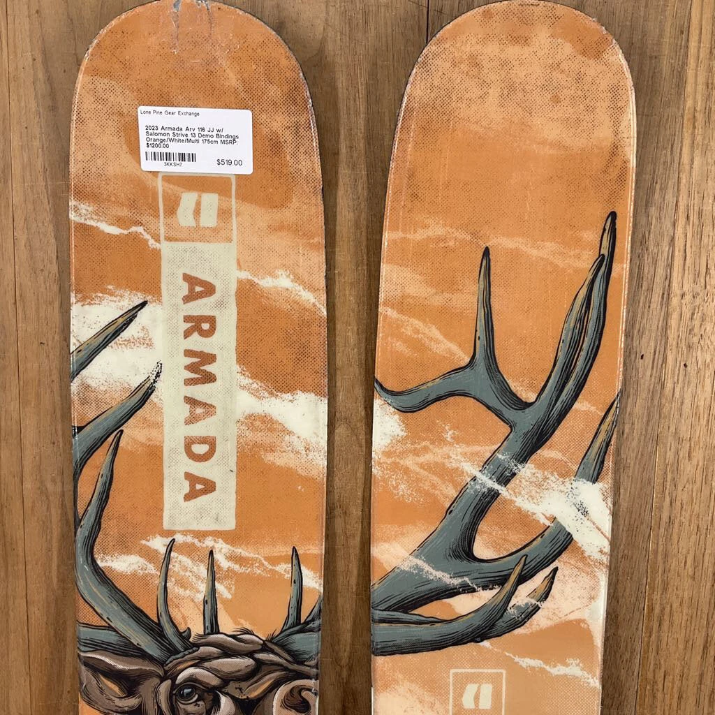 2023 Armada Arv 116 JJ W/ Salomon Strive 13 Demo Bindings 3 2023 Armada Arv 116 JJ W/ Salomon Strive 13 Demo Bindings - Image 3