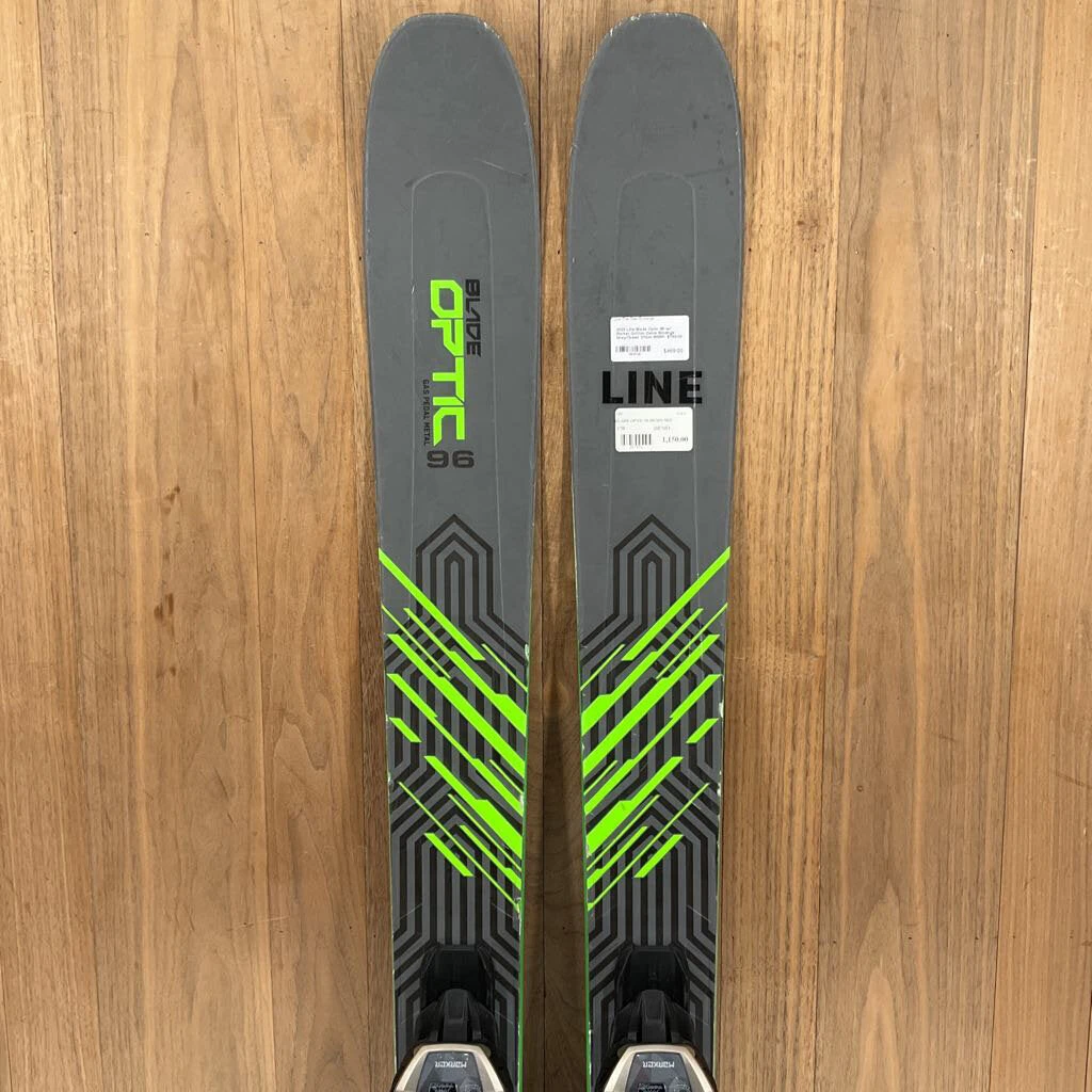 2023 Line Blade Optic 96 W/ Marker Griffon Demo Bindings 1 2023 Line Blade Optic 96 W/ Marker Griffon Demo Bindings
