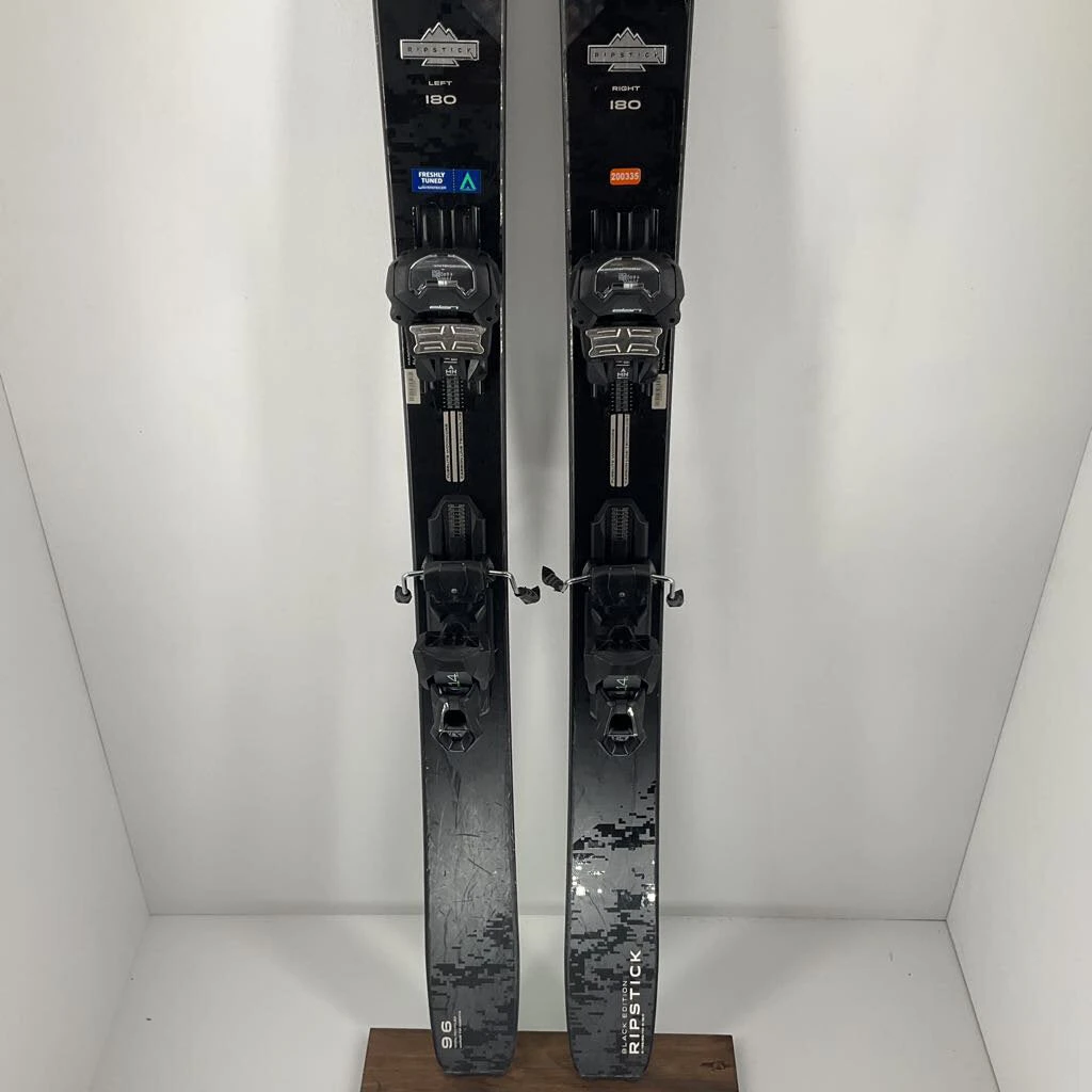 2023 Elan Ripstick 96 Black Edition W/ Tyrolia Attack 14 Demo Bindings 2 2023 Elan Ripstick 96 Black Edition W/ Tyrolia Attack 14 Demo Bindings - Image 2