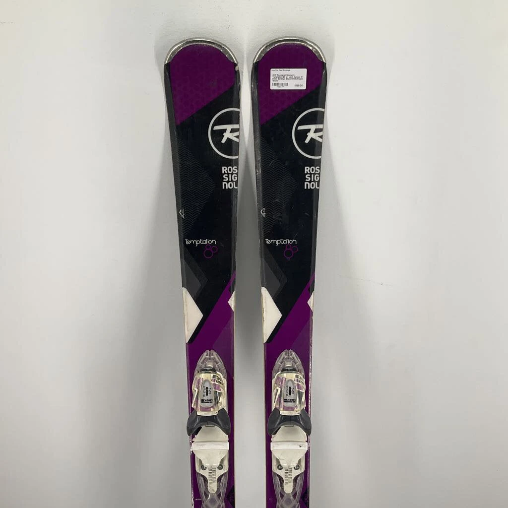2017 Rossignol Women's Temptation 80 W/ Look Xpress 11 Demo Bindings 1 2017 Rossignol Women's Temptation 80 W/ Look Xpress 11 Demo Bindings