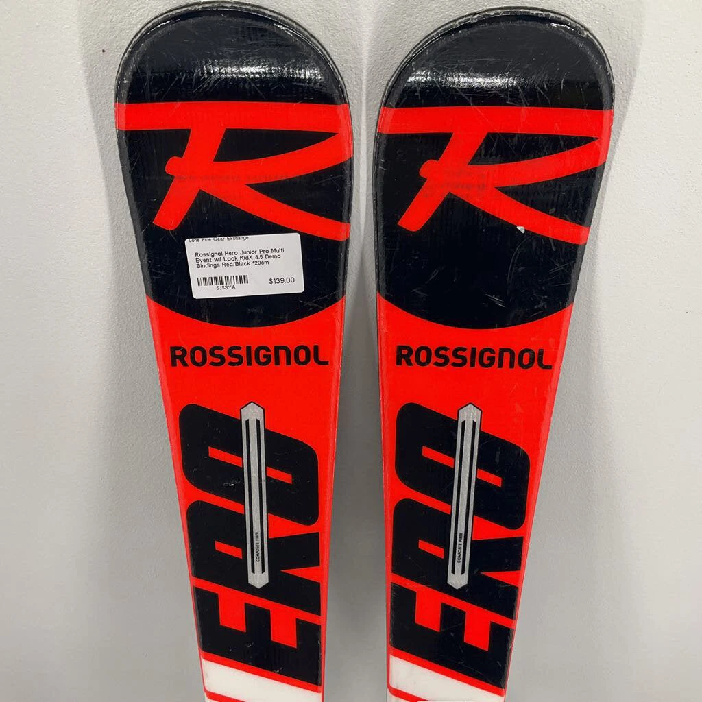 Rossignol Hero Junior Pro Multi Event W/ Look KidX 4.5 Demo Bindings 2 Rossignol Hero Junior Pro Multi Event W/ Look KidX 4.5 Demo Bindings - Image 2